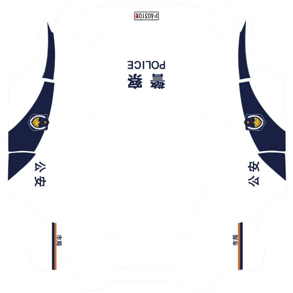 Flat PNG layout for Model Y