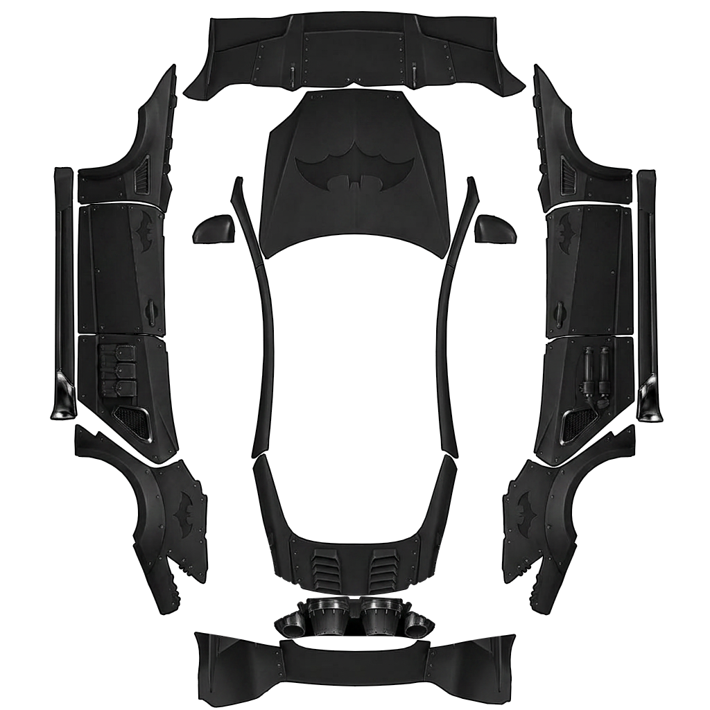 Flat PNG layout for Model S 2021+