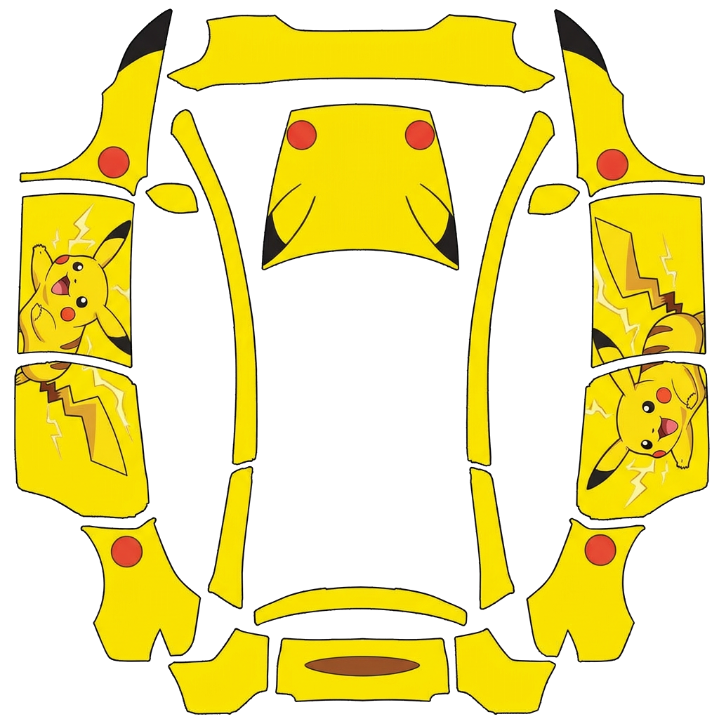 Flat PNG layout for Model Y L